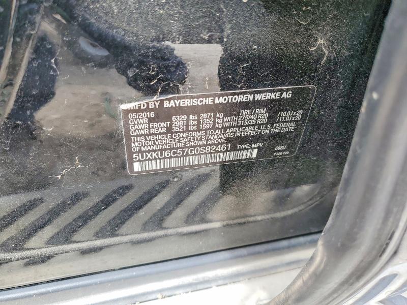 2016 BMW X6 Xdrive50i