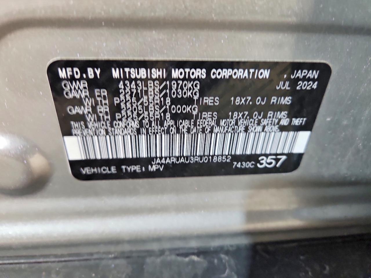 2024 Mitsubishi Outlander Sport s