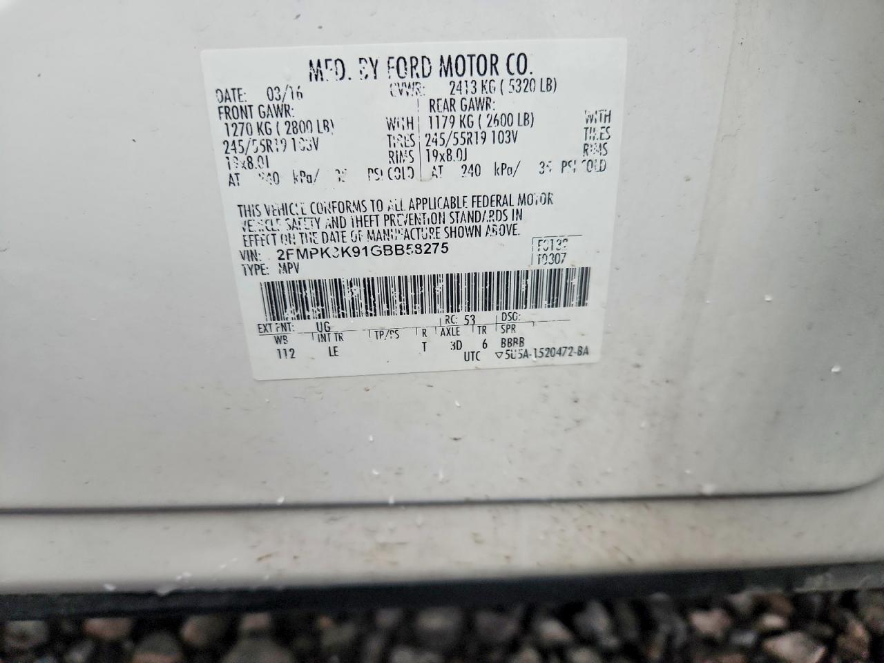 2016 Ford Edge Titanium