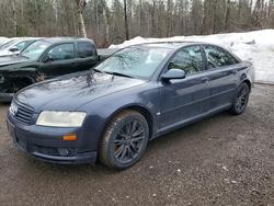 Audi salvage cars for sale: 2005 Audi A8 4.2 Quattro