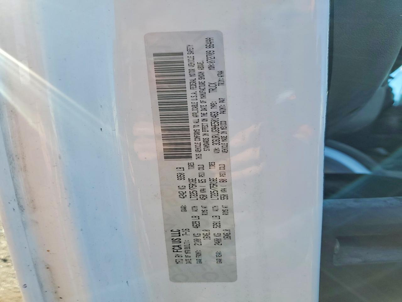 2017 Dodge RAM Promaster 3500 3500 High