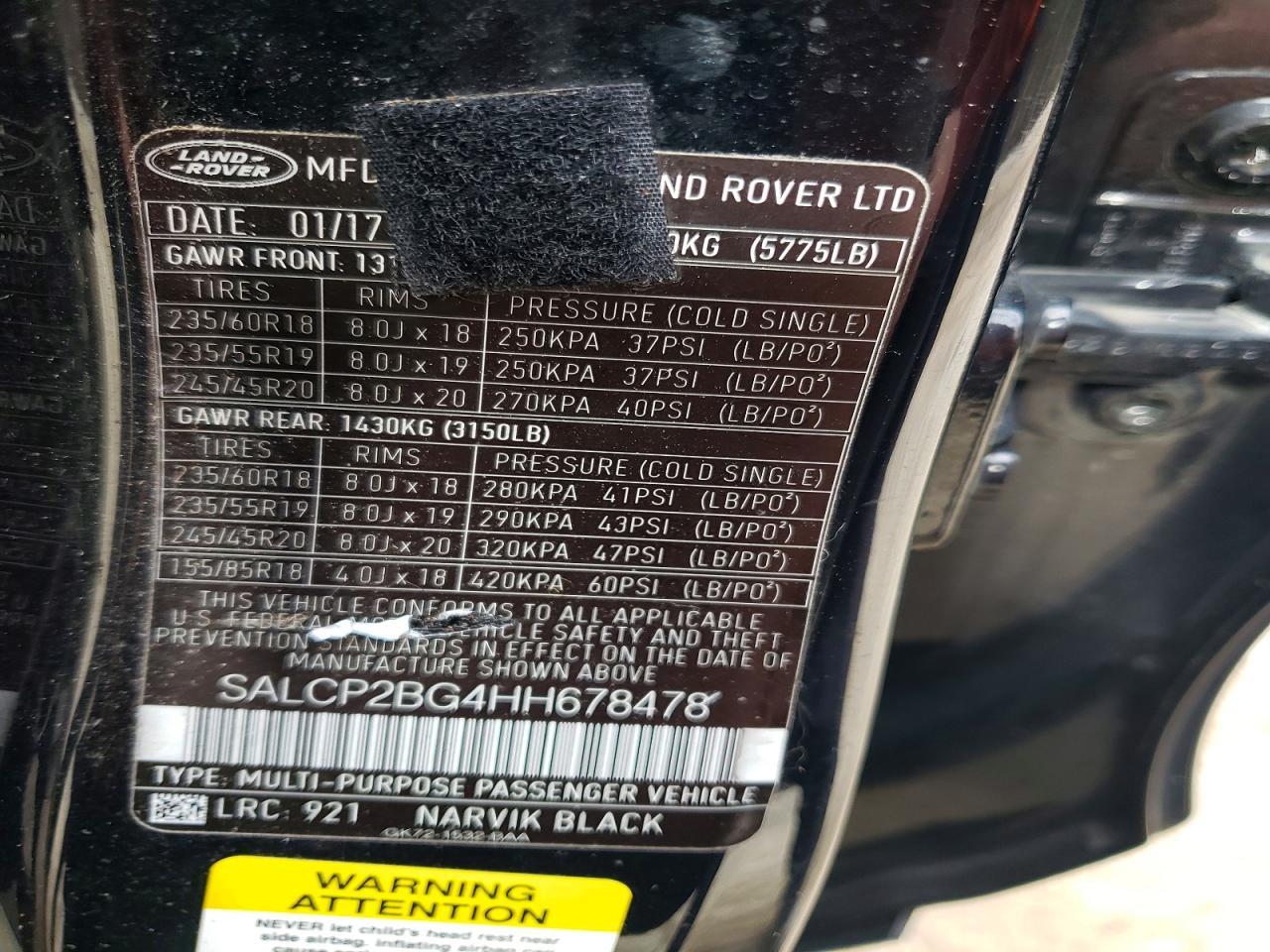 2017 Land Rover Discovery Sport se