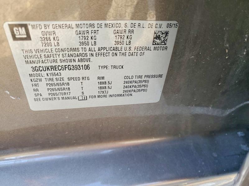 2015 Chevrolet Silverado K1500 LT
