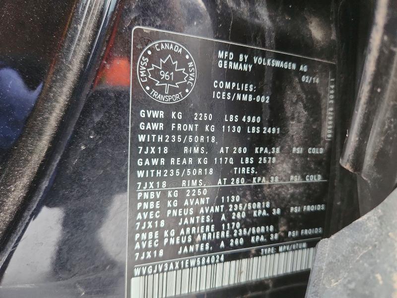 2014 Volkswagen Tiguan s