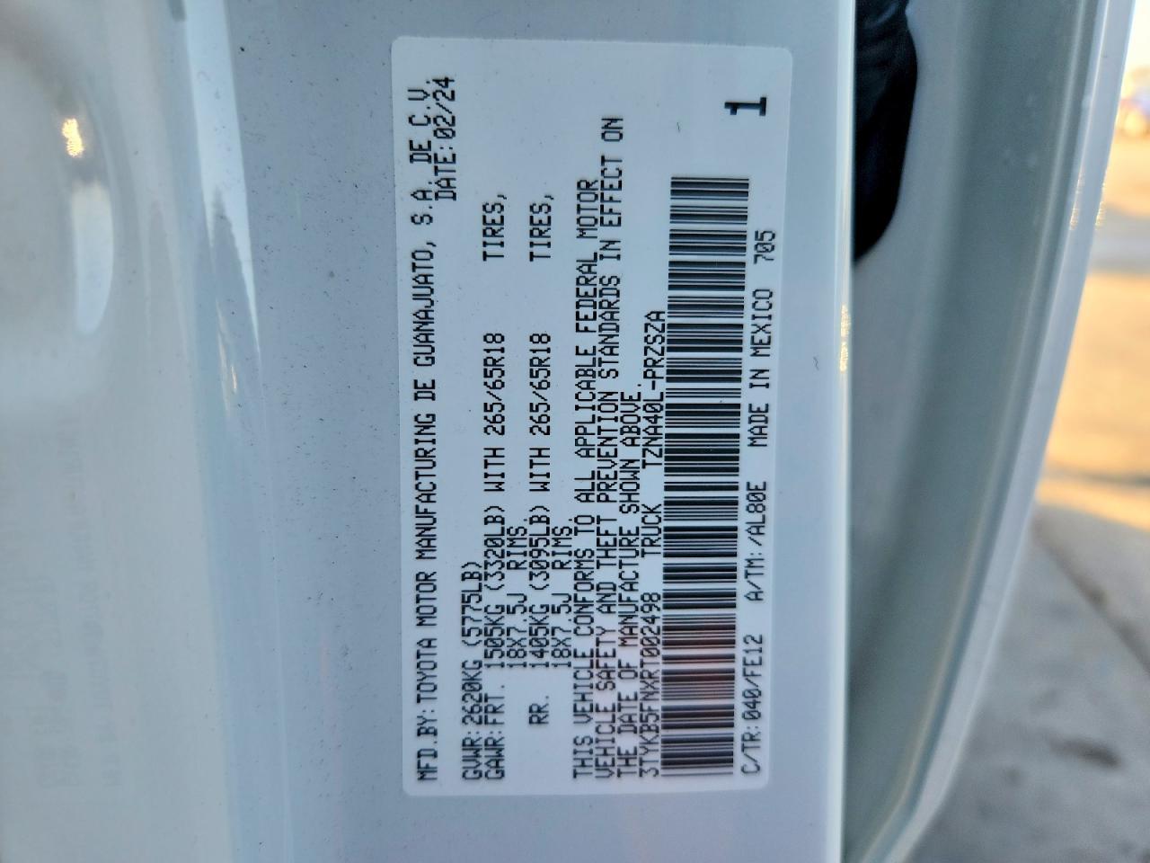 2024 Toyota Tacoma TRD Sport