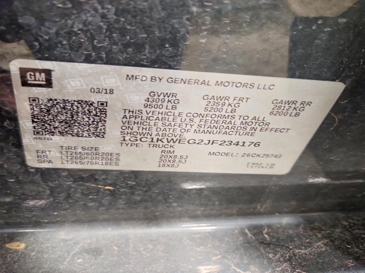 2018 Chevrolet Silverado K2500 Heavy Duty LTZ