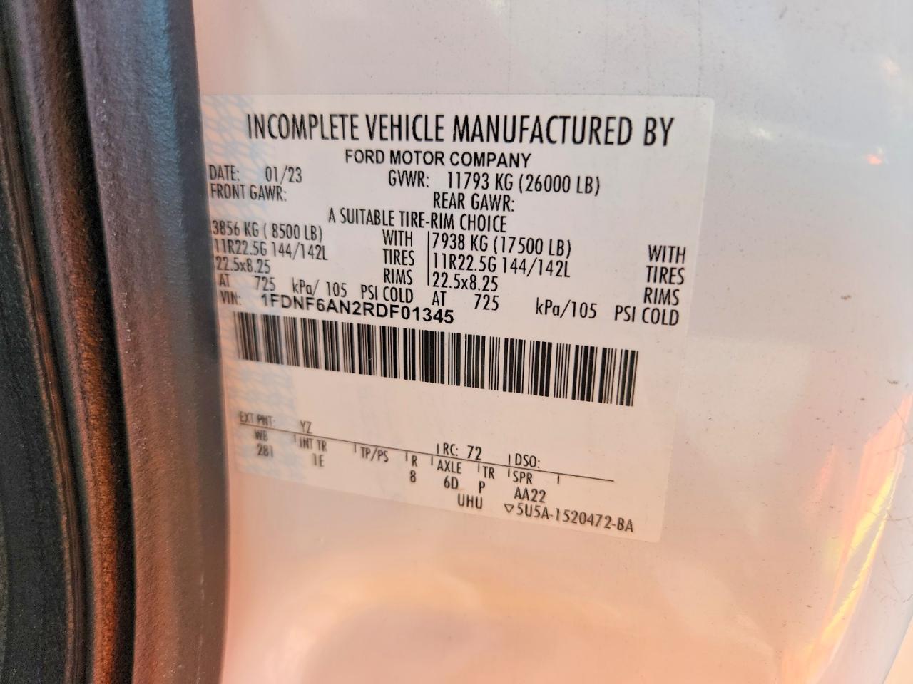 2024 Ford F650 Super Duty BOX Truck