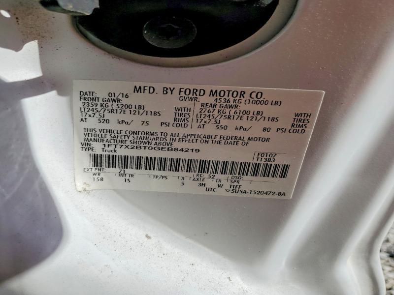 2016 Ford F250 Super Duty