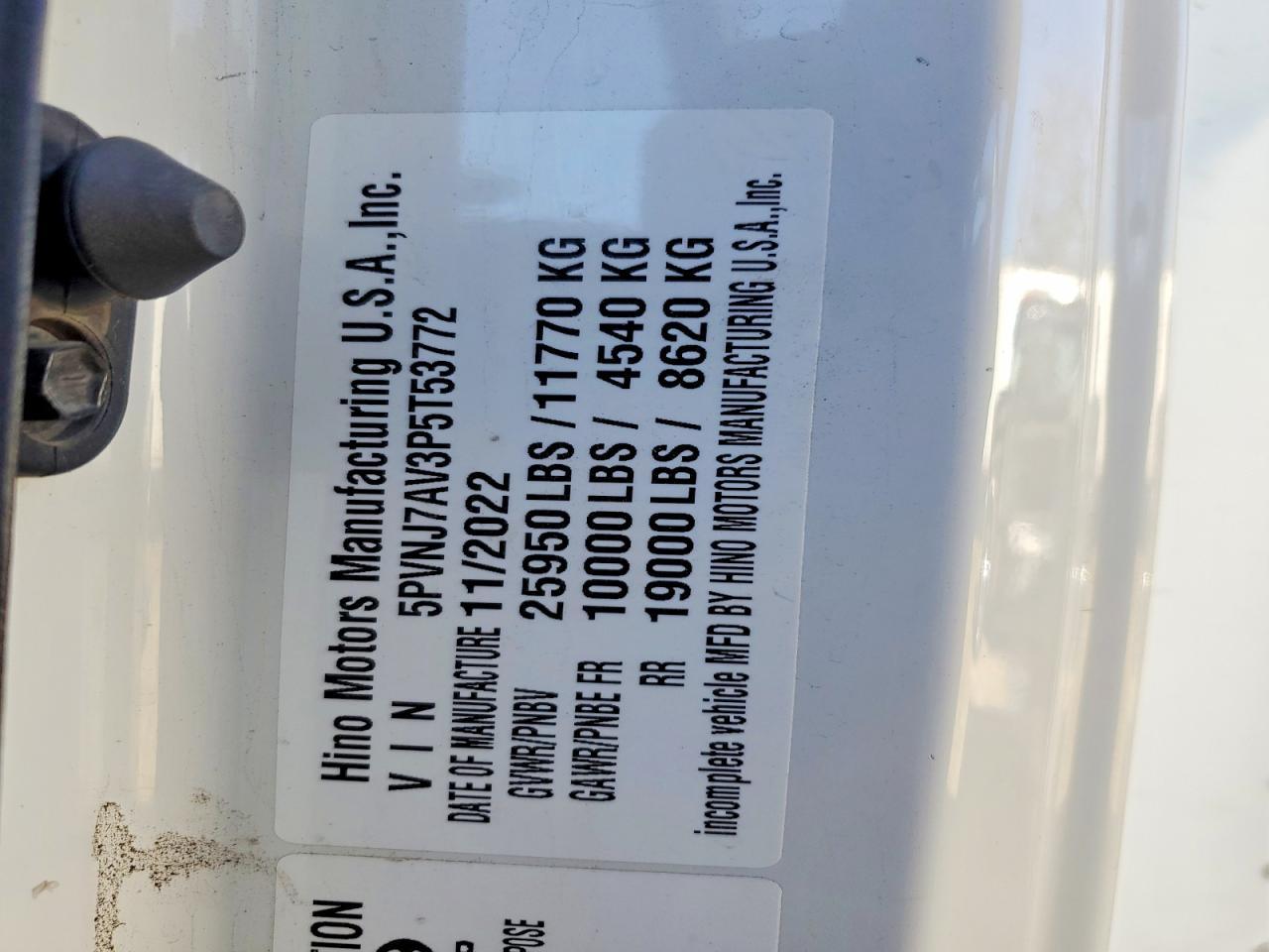 2023 Hino Hino L6