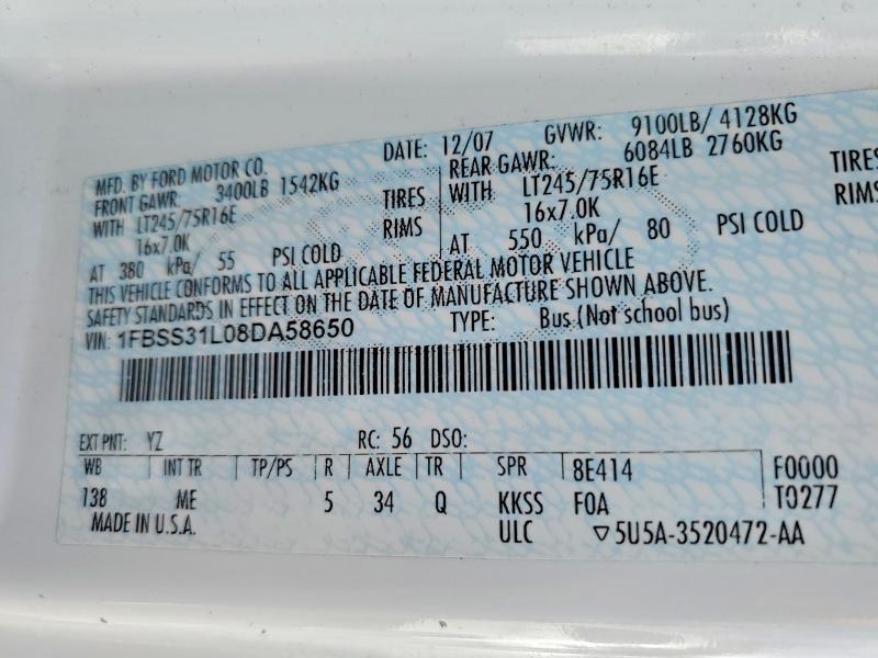 2008 Ford Econoline E350 Super Duty Wagon