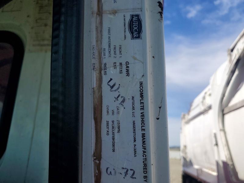 2009 Autocar Llc 2009 Autocar Xpeditor Refuse Truck