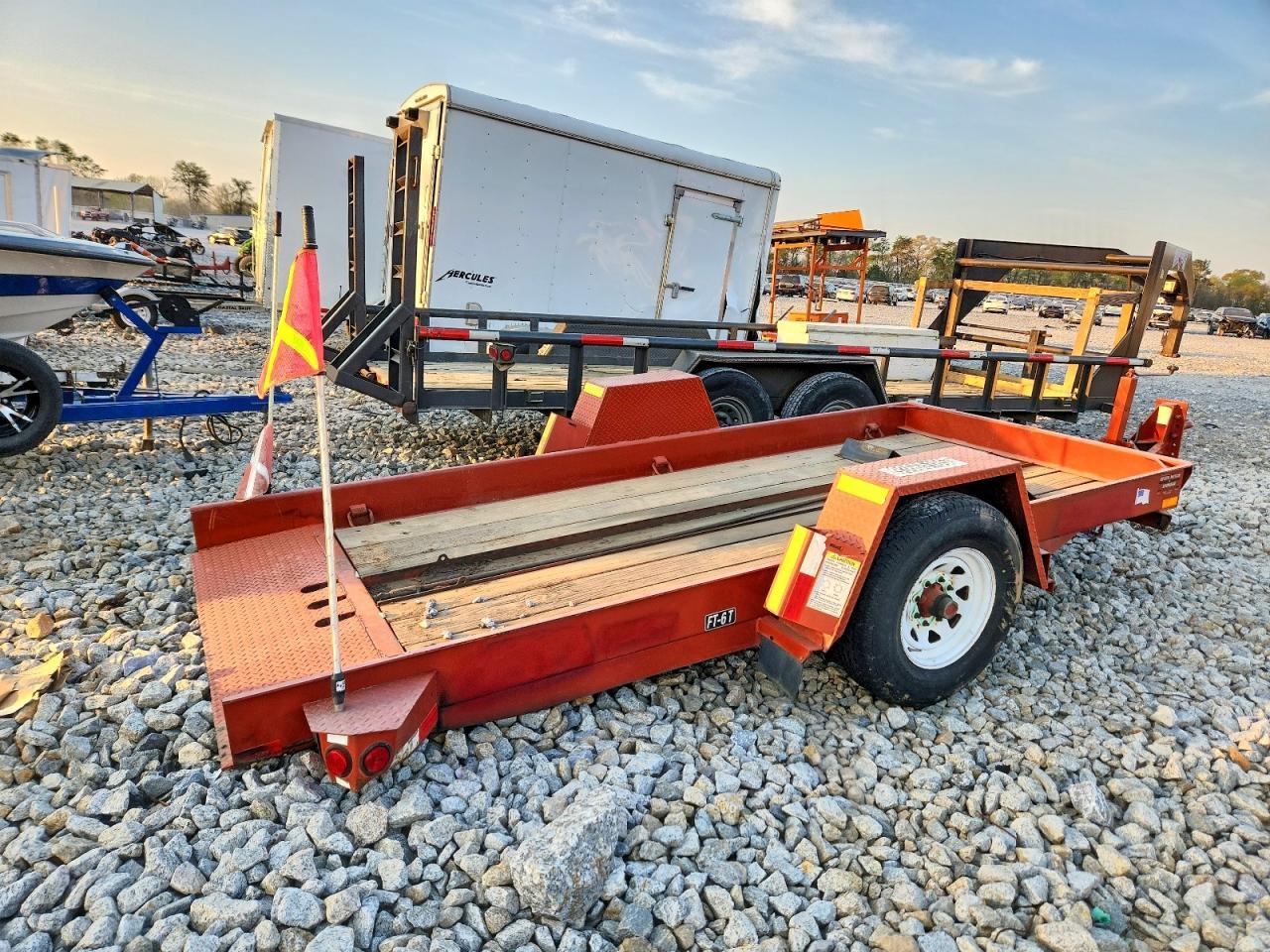 2017 Fell ING FT-6 T-1 Tilt Deck Equipment Trailer