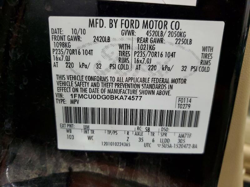 2011 Ford Escape xlt