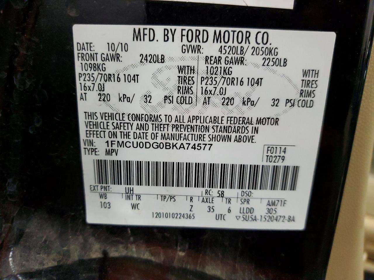 2011 Ford Escape xlt