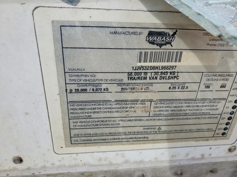 2017 Wabash Dry Van Dry Van-dry van Trailer