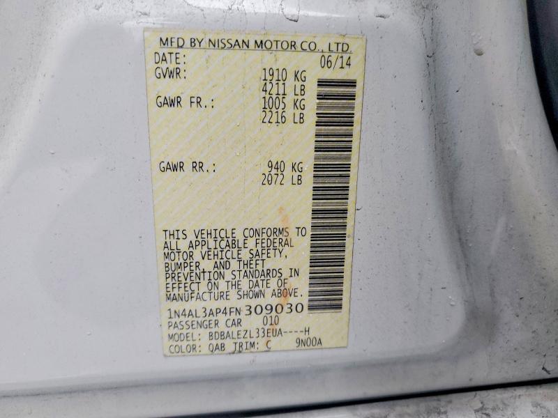 2015 Nissan Altima 2.5 s