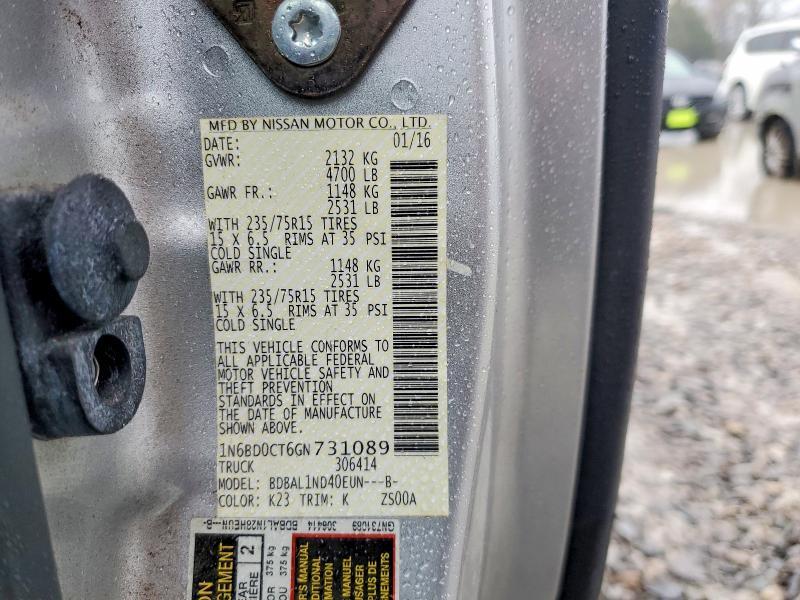 2016 Nissan Frontier S