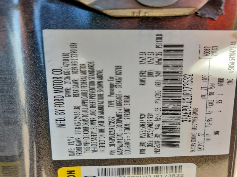 2018 Ford Fusion se Hybrid