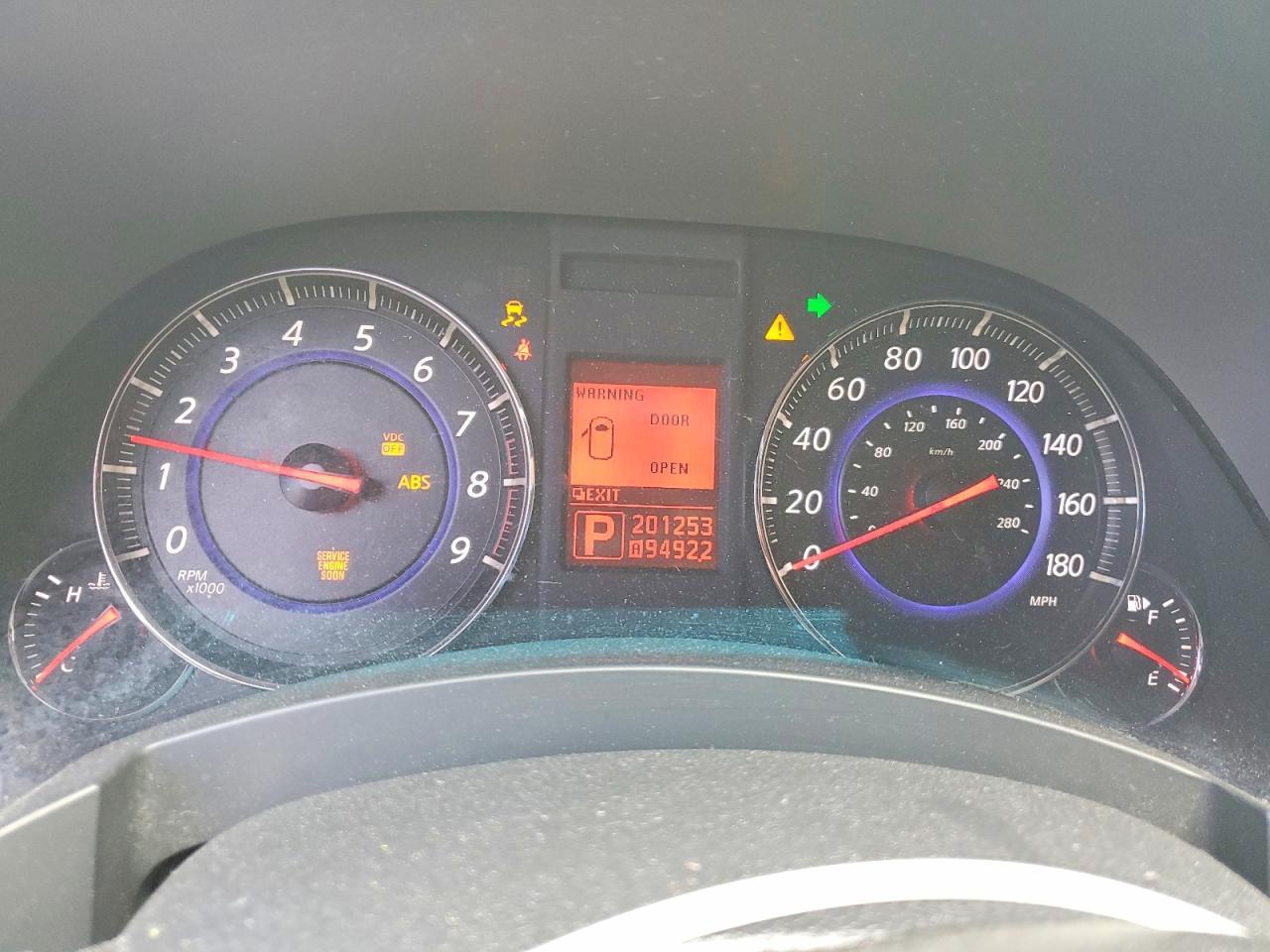 2010 Infiniti Fx35 Base