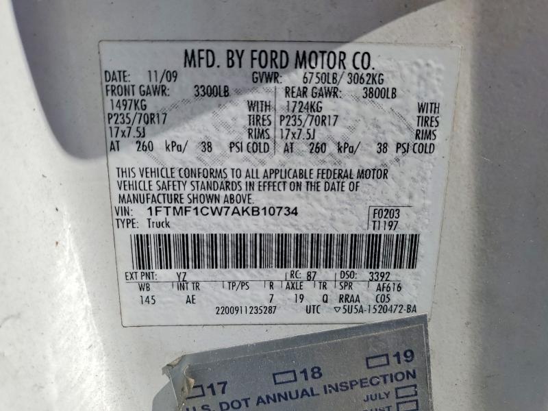 2010 Ford F150 Utility / Service Truck