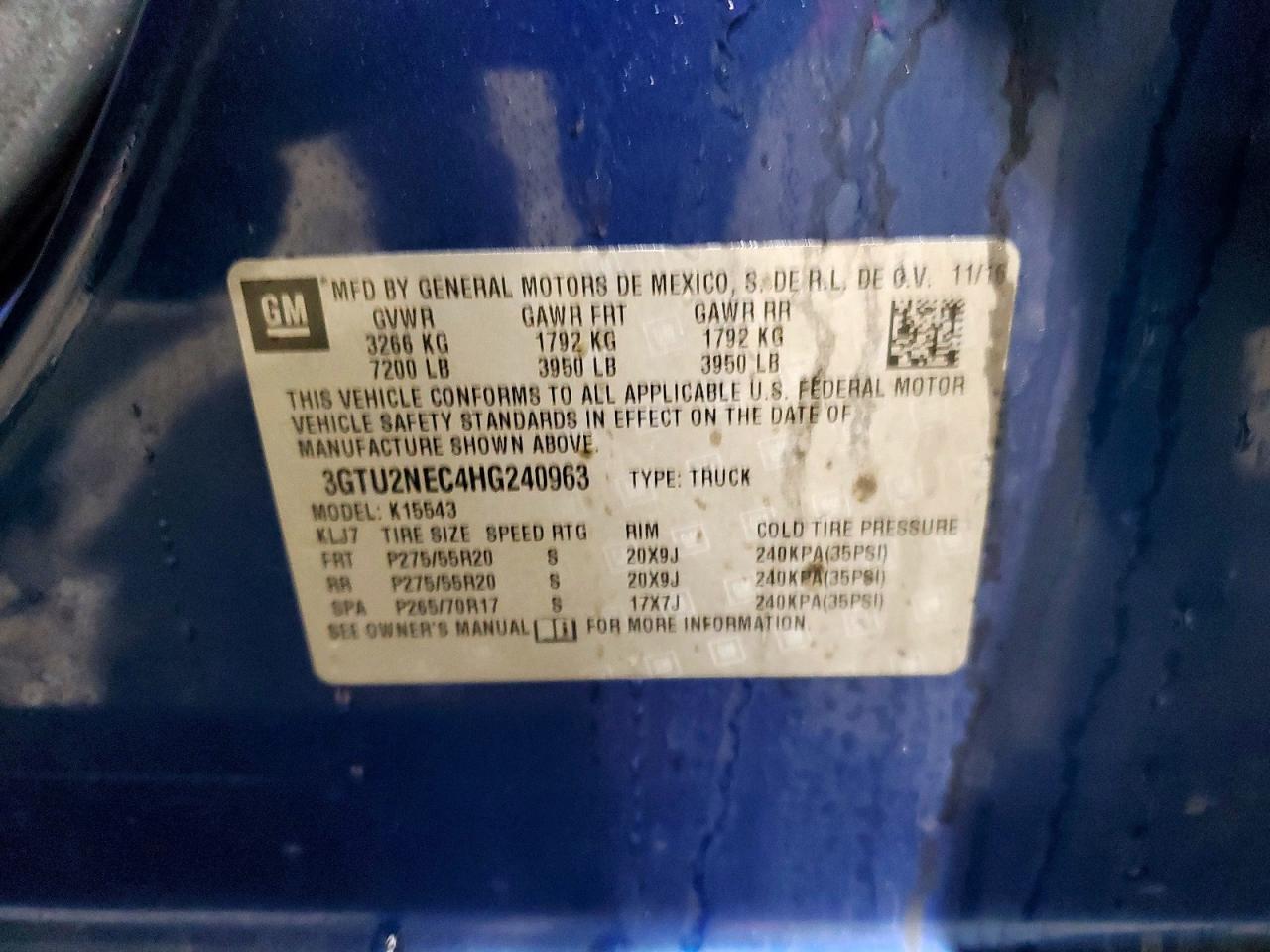 2017 GMC Sierra K1500 SLT