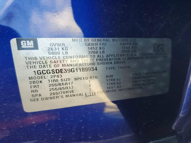 2016 Chevrolet Colorado Z71