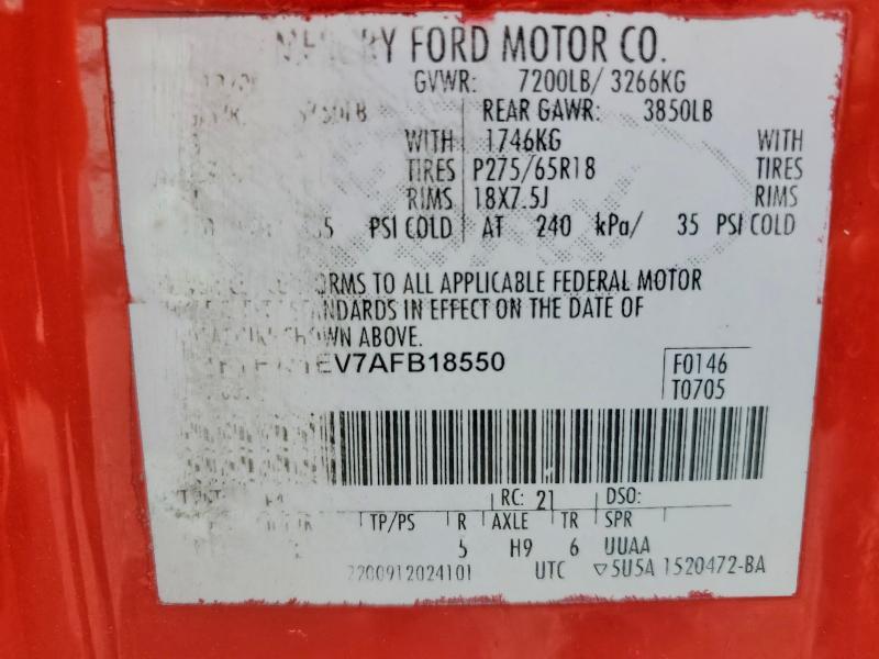 2010 Ford F150 Supercrew