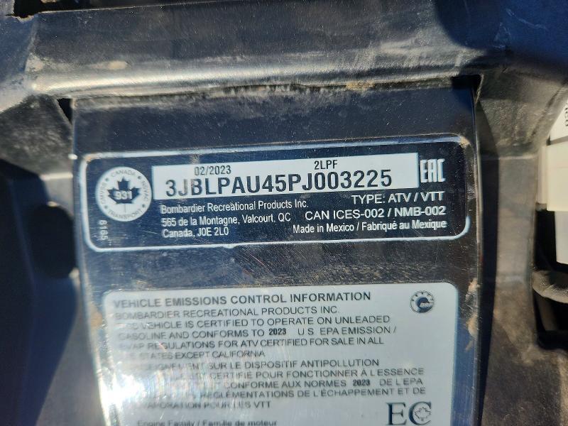 2023 Can-Am Outlander Max XT 850 ATV