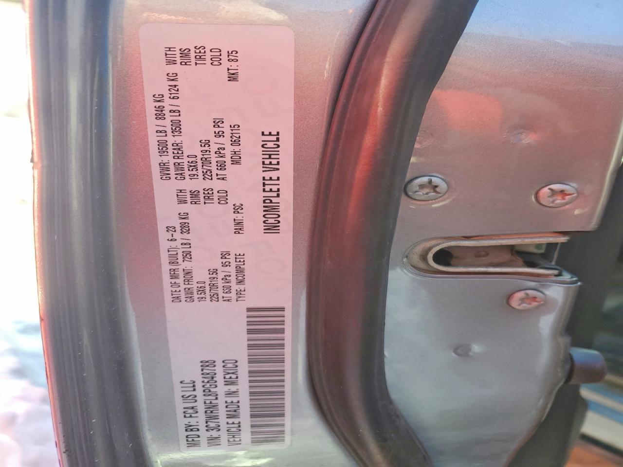 2023 Dodge RAM 5500 Flatbed Truck