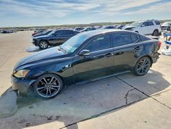 Lexus Is 250 Base salvage cars for sale: 2012 Lexus Is 250 Base