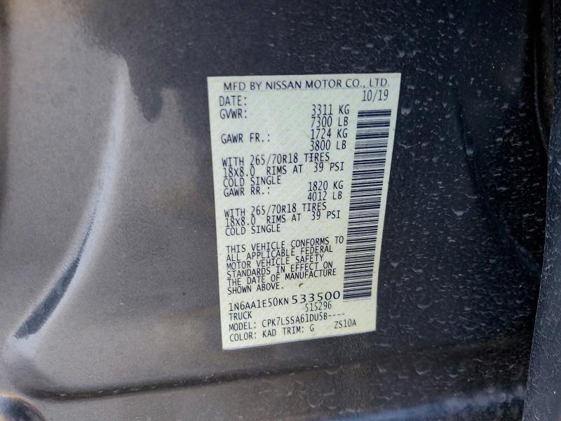 2019 Nissan Titan SV
