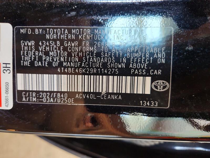 2009 Toyota Camry le