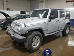 Jeep salvage cars for sale: 2012 Jeep Wrangler Unlimited Sport