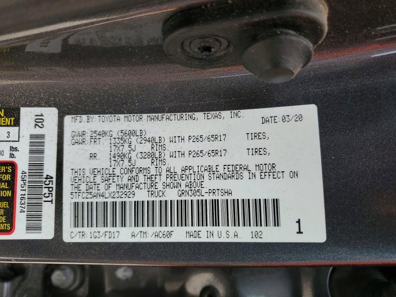 2020 Toyota Tacoma trd Sport