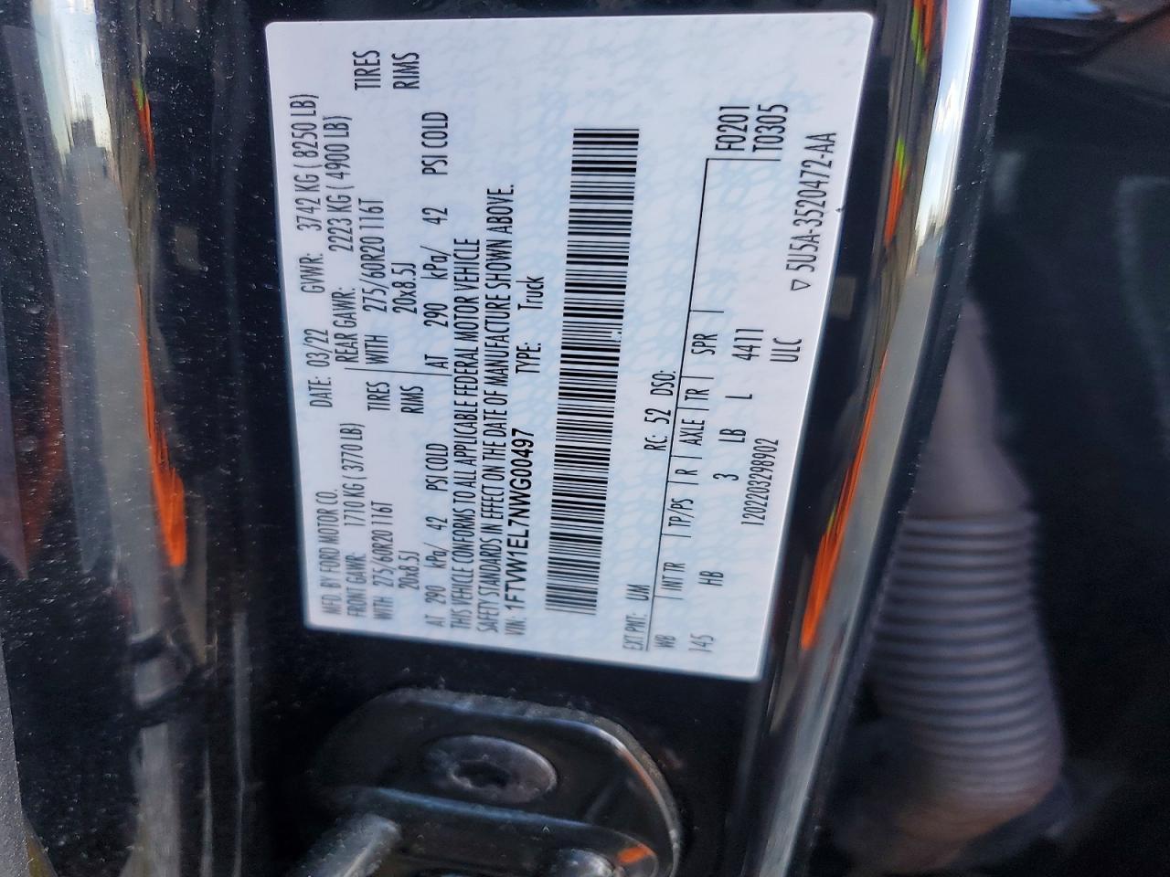 2022 Ford F150 Lightning PRO