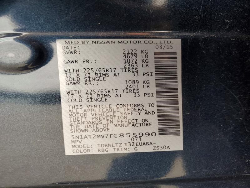 2015 Nissan Rogue sv