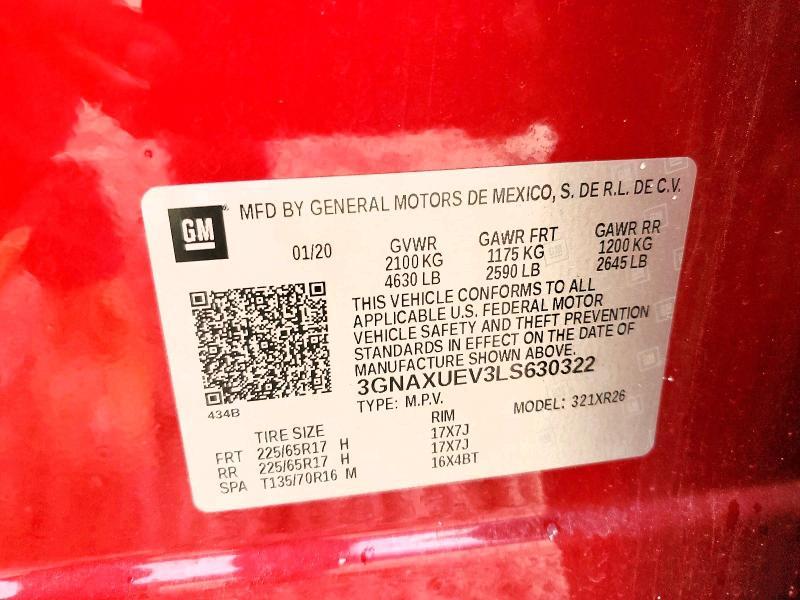 2020 Chevrolet Equinox lt