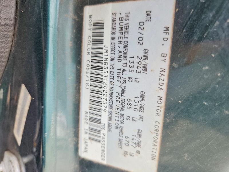 2002 Mazda Mx-5 Miata Base