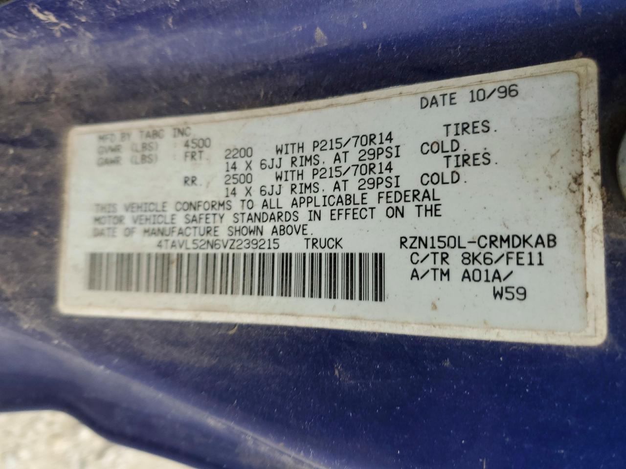 1997 Toyota Tacoma Base