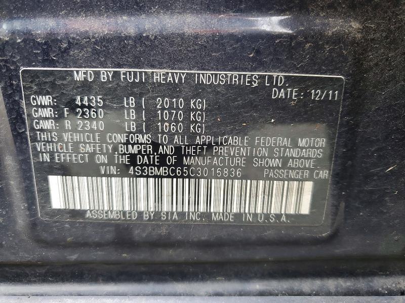 2012 Subaru Legacy 2.5i Premium