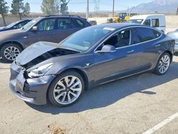 Tesla salvage cars for sale: 2018 Tesla Model 3