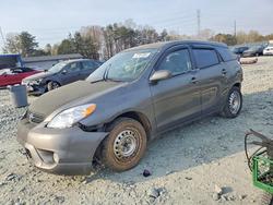 Toyota Matrix salvage cars for sale: 2005 Toyota Matrix xr