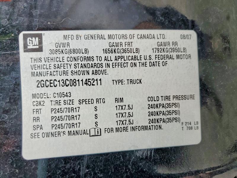 2008 Chevrolet Silverado C1500