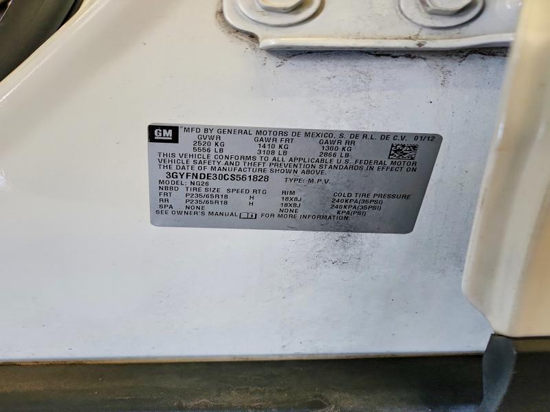 2012 Cadillac Srx Luxury Collection