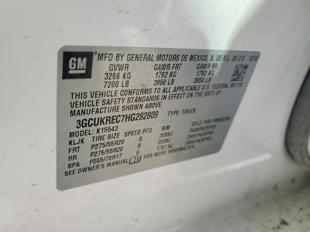 2017 Chevrolet Silverado K1500 LT