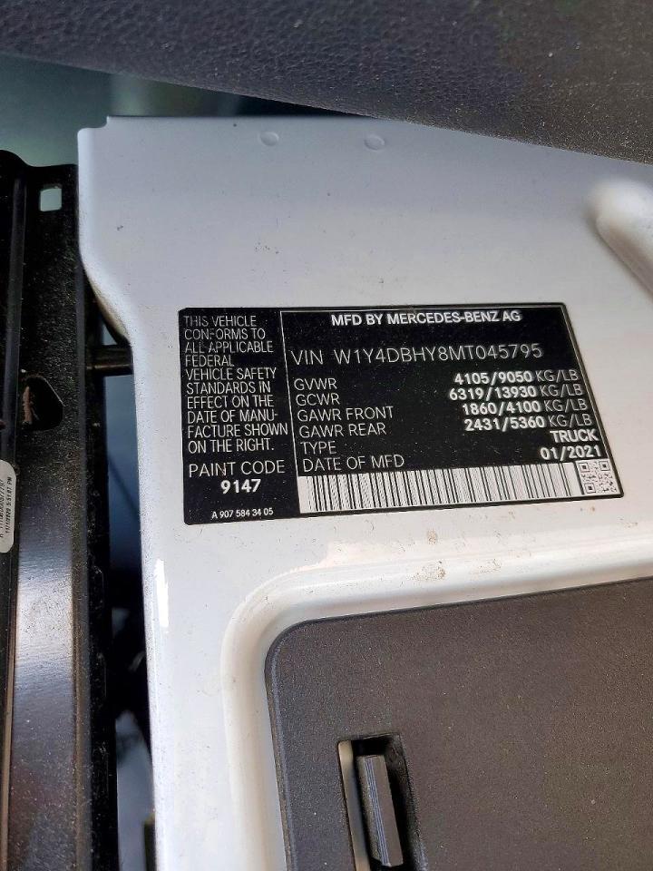 2021 Mercedes-Benz Sprinter 2500 Delivery Van