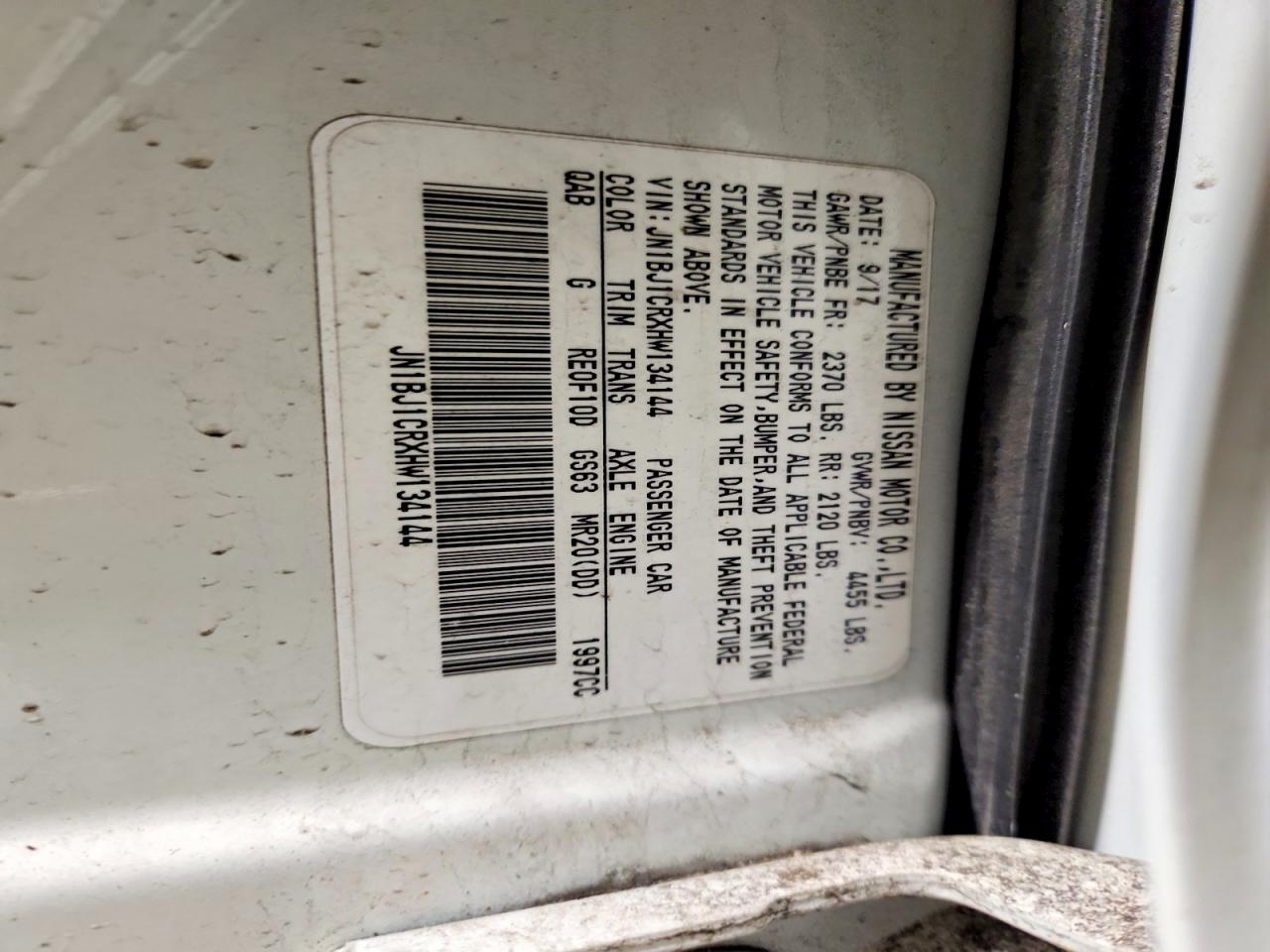 2017 Niss Rogue Sport sl