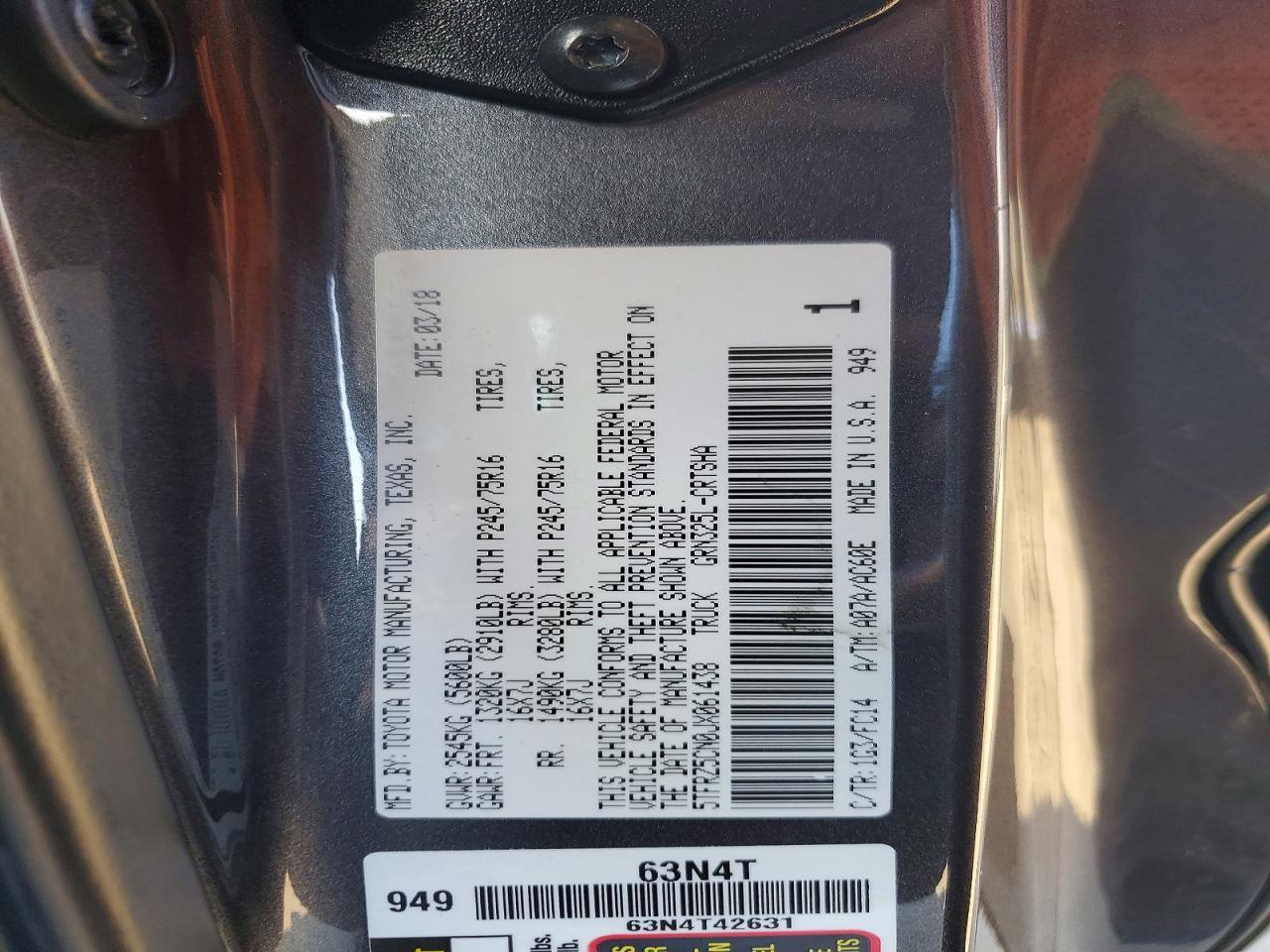 2018 Toyota Tacoma SR5 V6