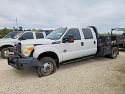 Salvage trucks for sale at Greenwell Springs, LA auction: 2015 Ford F350 Super Duty Flatbed Truck