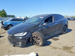 Salvage cars for sale from Copart Vallejo, CA: 2017 Tesla Model x